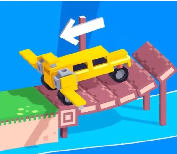 Drive Mad level 139 aircraft truck preparing on the runway for a full-speed launch