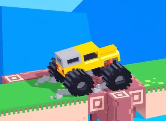 Drive Mad Level 149 vehicle crossing the finish line