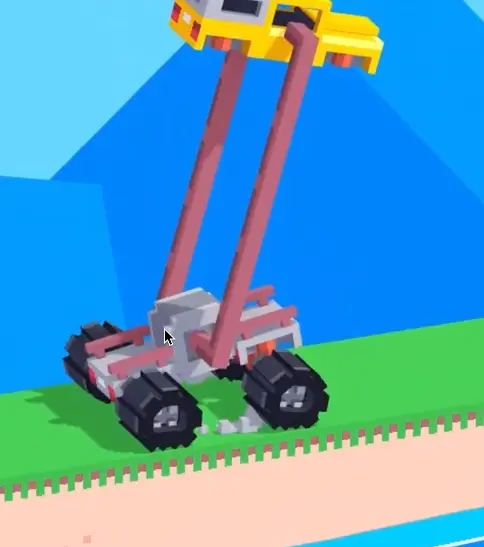 Drive Mad Level 152 vehicle balancing while moving forward