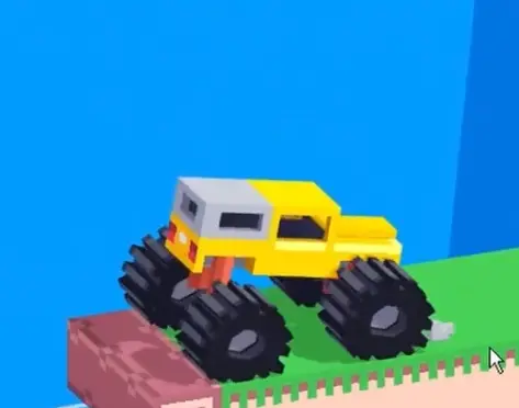 Drive Mad Level 190 truck controlling balance mid-air after explosion