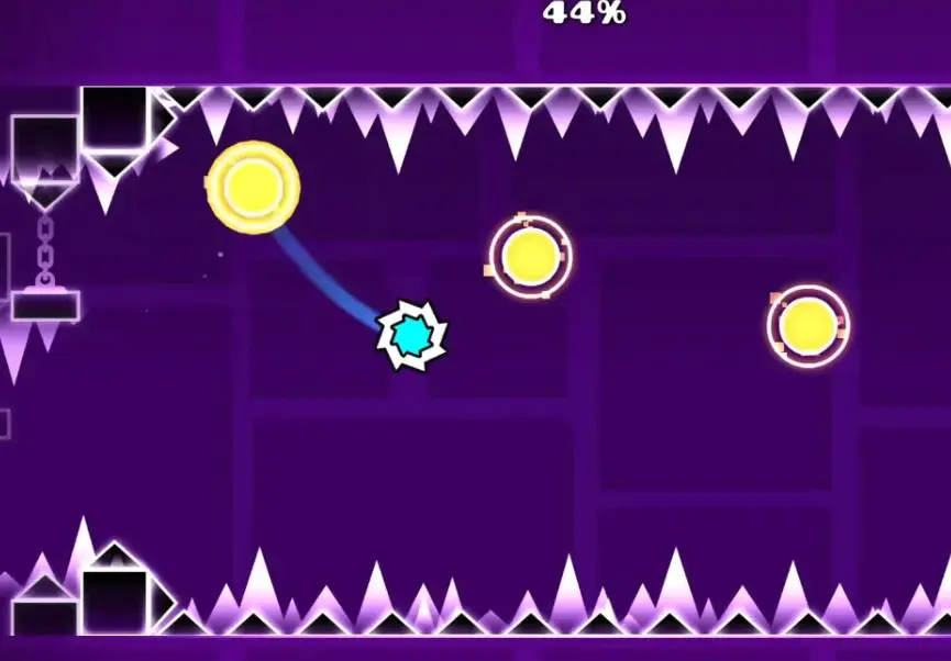 geometry dash ball mode travel time and landing control