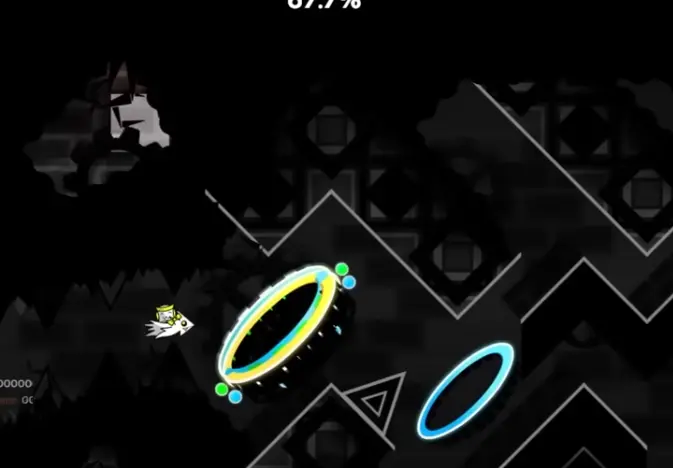 Geometry Dash frustrating death screen