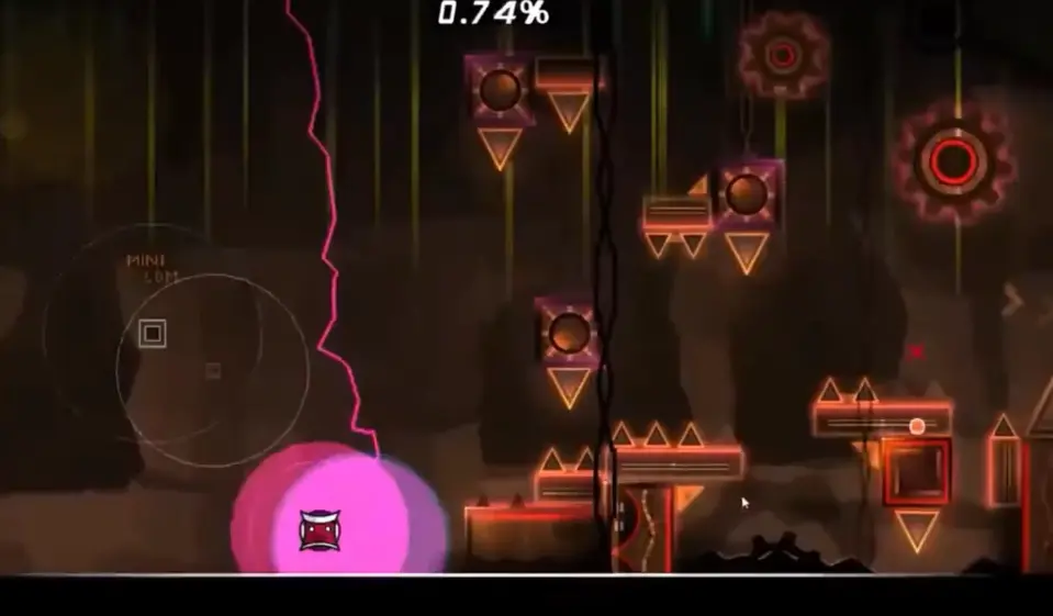 Geometry Dash player dying and blaming lag spike