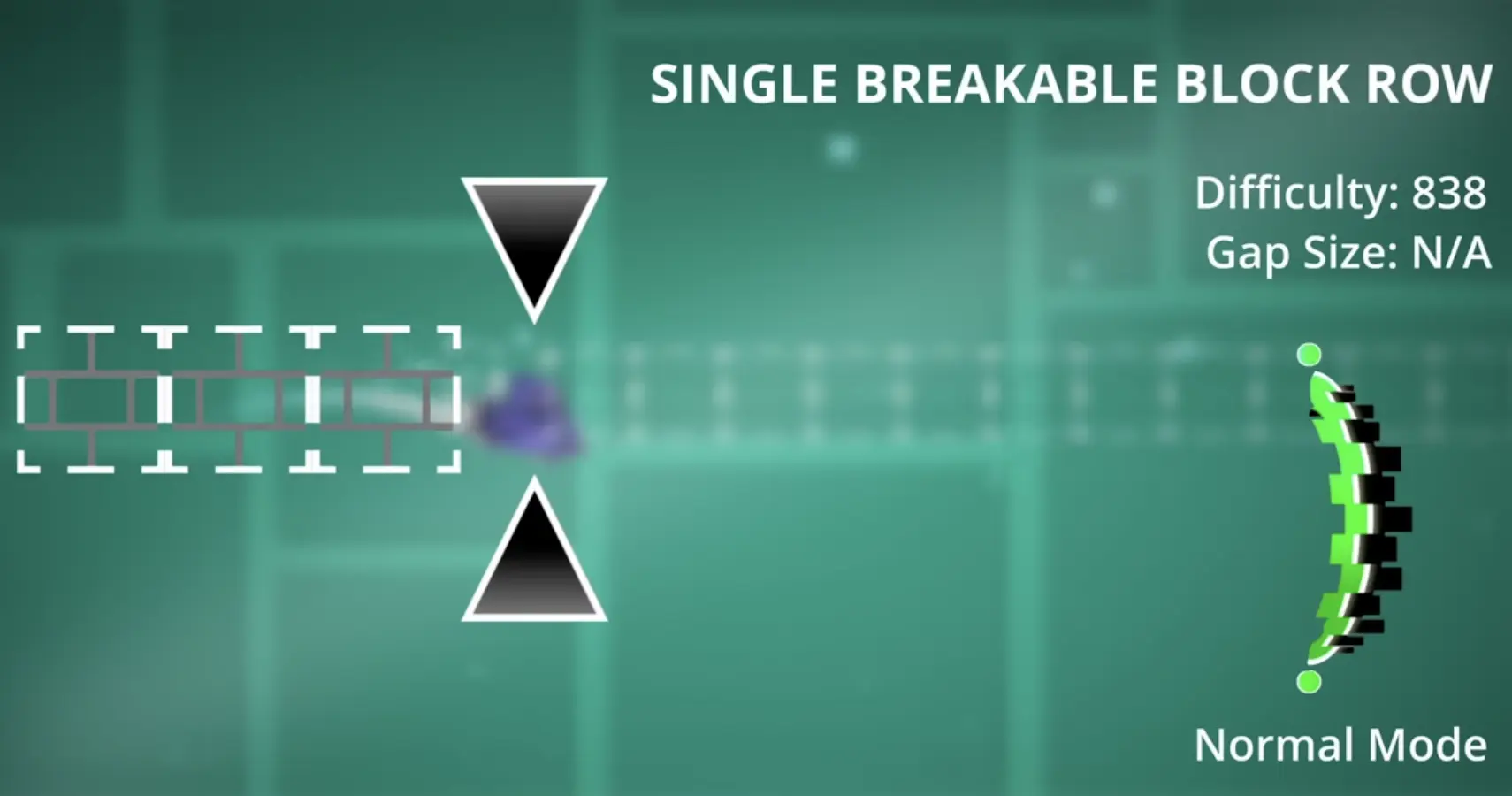 geometry dash ship practice route using official levels