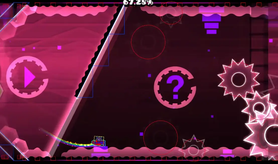 Geometry Dash Theory of Everything 2 fast Wave section