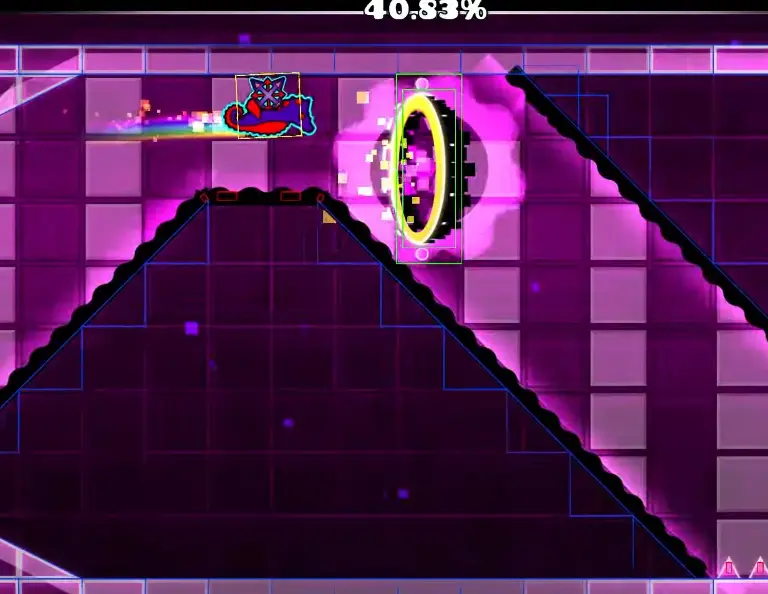 Geometry Dash Theory of Everything 2 invisible Ball memory section