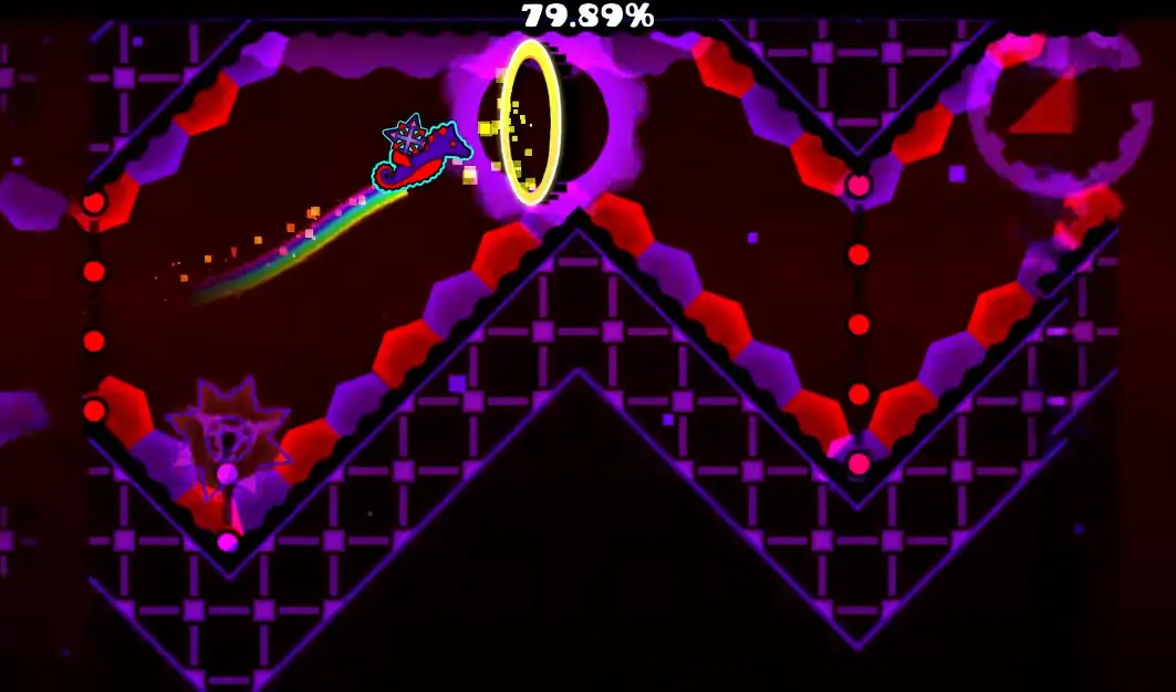 Geometry Dash Theory of Everything 2 mini Ship section