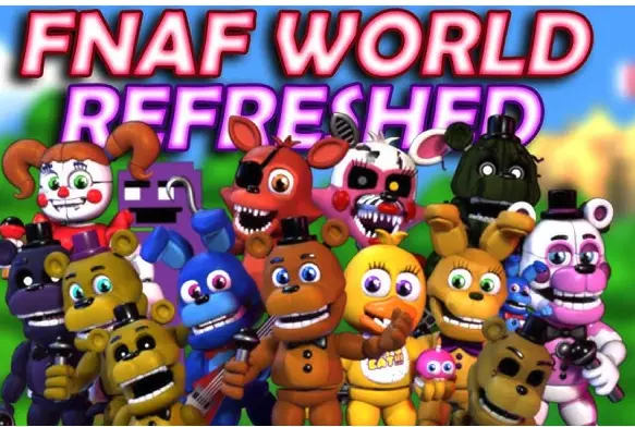 Play FNaF World online - Horror Games